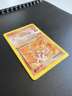 Hitmonlee 22/62 Fossil Set Unlimited 1999 Pokemon Card Rare NM - Image 5