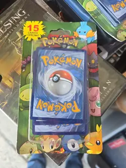 Pokemon 2012 Blister Pack MJ Holding 15 Cards + 1 Promo Sealed Mystery Pack - Image 1