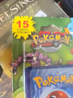 Pokemon 2012 Blister Pack MJ Holding 15 Cards + 1 Promo Sealed Mystery Pack - Image 2