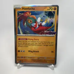 Hawlucha 007 Holo SV: Scarlet & Violet Promo Stamped Pokemon Card - Image 1