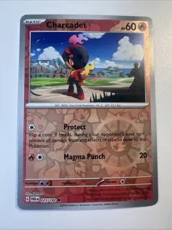 POKEMON CHARCADET 025/182 COMMON REVERSE HOLOFOIL PARADOX RIFT CARD - Image 1