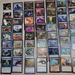 Commander Magic Deck MTG Cards = ALL 100 *MERFOLK* Beats you Black 'n' Blue Fun - Image 3