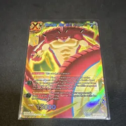 Dragon Ball Porunga Red Wish Dragon Holo Card Bandai Super Card Game - Image 1