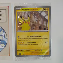 Pokemon x Natural History Museum Jumbo Pikachu Promo Card and Ecology Booklet - Image 4