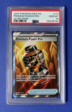 2025 Pokemon MEG EN Premium Power Pro Ultra Rare #174 PSA 10 GEM MT - Image 1