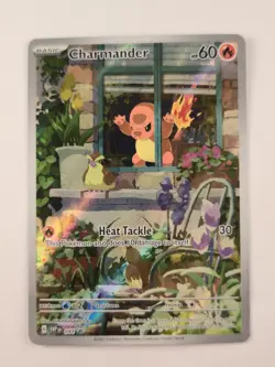 Pokemon TCG Charmander SVP044 Obsidian Flames ETB Promo Black Star LP Card - Image 1