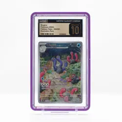 Pokemon Wugtrio Holo #224 Illustration Rare Paldean Fates - CGC 10 PRISTINE - Image 1