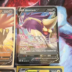 Pokemon V Lot - Zapdos, Skuntank, Ursaluna, Zeraora - 4 Cards - NM & SHIPS FREE! - Image 3