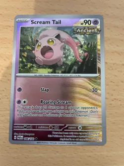 Pokemon TCG #086/182 Scream Tail Uncommon Reverse Holo Paradox Rift - Image 1