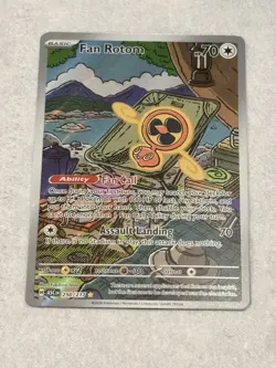 Pokemon Fan Rotom Full Art Holo ASCM Electric Basic 250/217 NM - Image 1