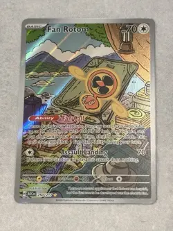 Pokemon Fan Rotom Full Art Holo ASCM Electric Basic 250/217 NM - Image 2