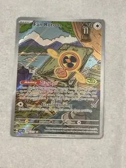 Pokemon Fan Rotom Full Art Holo ASCM Electric Basic 250/217 NM - Image 4
