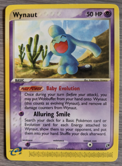 Pokemon Wynaut 54/100 Sandstorm MP - Image 1