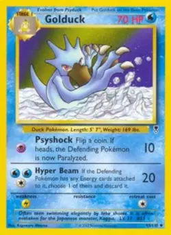 1x Golduck - 43/110 - Uncommon Moderately Played Pokemon G2 - Legendary Collecti - Image 1