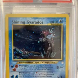 Pokemon Shining Gyarados Double Holo Neo Revelation 65/64 PSA 7 - Image 2