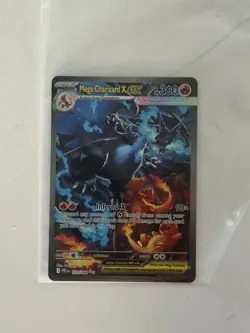 Mega Charizard X EX SIR 125/094 Phantasmal Flames English Pokemon TCG Pack Fresh - Image 2