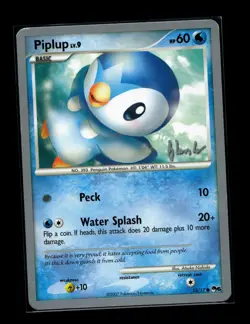 Pokemon Piplup 15/17 World Championship Decks 2008 Common Regular Basic 60 NM- - Image 1