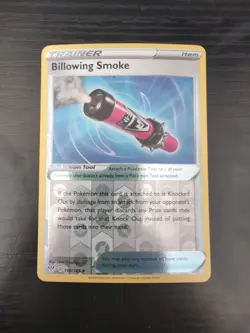 2020 Pokemon Billowing Smoke 158/189 Swsh03: Darkness Ablaze Reverse Holo - Image 1