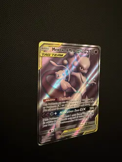 Pokemon Sun and Moon Unified Minds Mew Mewtwo Tag Team 222/236 - Image 2