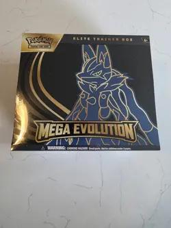 Pokemon Mega Evolution Elite Trainer Box Collectors Edition 2025 Lucario Riolu - Image 1