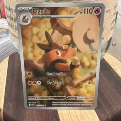 Pokemon Pignite 097/086 SV11W: White Flare Rare Holo Stage 1 110 HP Heat Crash - Image 1