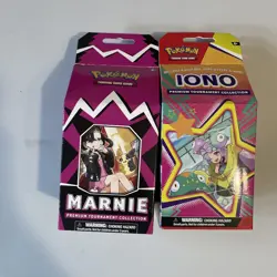 Pokemon TCG: Marnie Premium Tournament & Iono Premium Tournament Collection Lot 820650808760 - Image 1