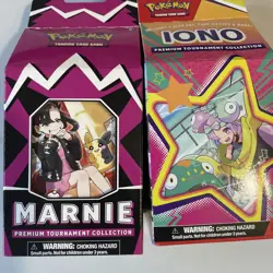 Pokemon TCG: Marnie Premium Tournament & Iono Premium Tournament Collection Lot 820650808760 - Image 2