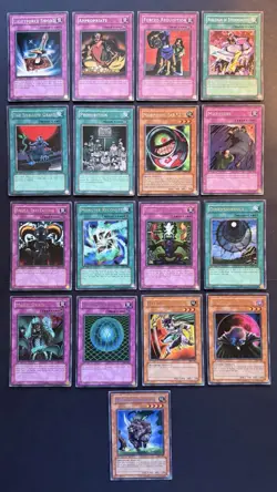 NM 1st Edition Pharaoh's Servant 17/17 Complete Rare Set (Yu-Gi-Oh/English TCG) - Image 1