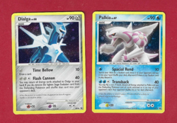 DIALGA & PALKIA #DP 26 & 27--BLACK STAR PROMO HOLO POKEMON CARDS - Image 1