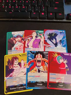 One Piece Card Game [ENG] Royal Blood (OP-10) Complete Leaders Set x6 (NM) - Image 1