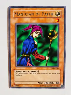 YU-GI-OH! MAGICIAN OF FAITH MRD-036 RARE FOIL NM CARD - Image 1