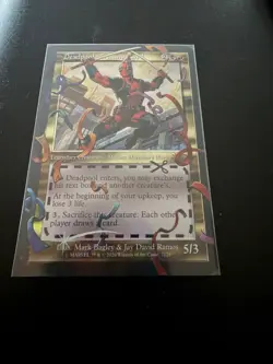 MTG Secret Lair Deadpool Trading Card Party Pool Foil - Image 1