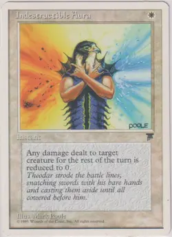Indestructible Aura - Chronicles - MTG Magic - Common - White Instant - Image 1