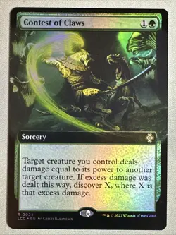 MTG / Contest of Claws / LCC / #24 / FOIL (Extended Art) / Rare / NM - Image 1