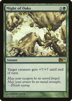 MTG Might of Oaks ** Magic 2010 ** English (MP) - Image 1