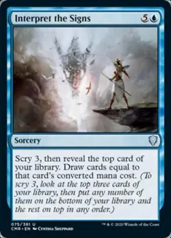 Interpret the Signs - Near Mint MTG Commander Legends - Image 1
