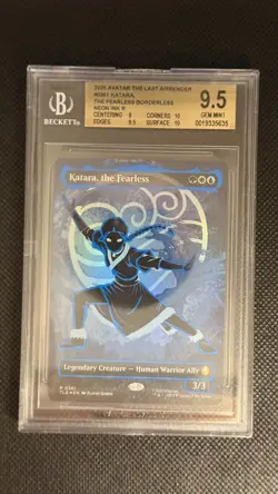 Katara, the Fearless (Borderless) (Neon Ink Foil) Avatar: The Last Airbender... - Image 1