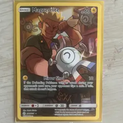 Pokemon Magnemite Secret Rare SM-Cosmic Eclipse Holo 242/236 Mirror Shot 60 HP - Image 1