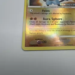 Lucario LV.30 - 6/130 - Reverse Holo - Stamped - Diamond & Pearl - Pokemon Card - Image 3