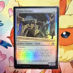 MTG - Ticket Tortoise (Foil) - Aetherdrift NM/M Condition - Image 1