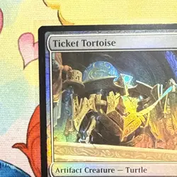 MTG - Ticket Tortoise (Foil) - Aetherdrift NM/M Condition - Image 3