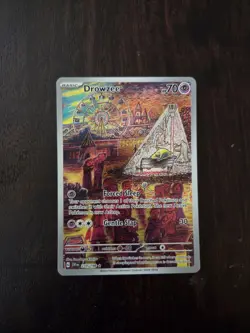 Pokemon Drowzee 210/198 Illustration Rare Full Art Holo SV01 Base Set - Image 1