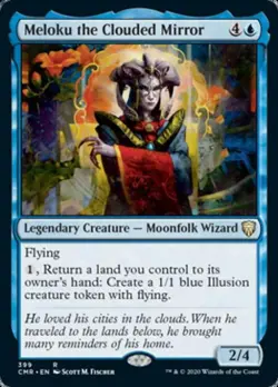Meloku the Clouded Mirror - Light Play MTG Commander 2020 Commander Legends - Image 1