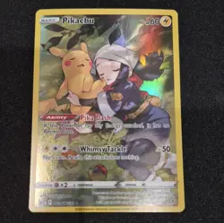 PIKACHU #TG05/TG30 POKEMON SWORD & SHIELD LOST ORIGIN TRAINER GALLERY HOLO NM - Image 1