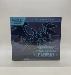 Pokemon TCG Mega Evolution Phantasmal Flames Factory Sealed Elite Trainer Box - Image 1
