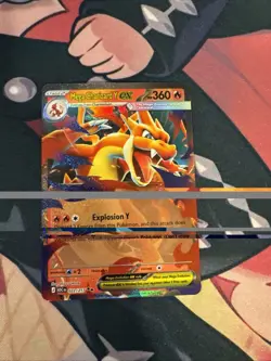 Pokemon Mega Charizard Y ex 030 Mega Evolution Holo Black Star Promo Near Mint - Image 1