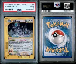 2003 POKEMON AQUAPOLIS #150 NIDOKING-HOLO PSA 9 Crystal - Image 3