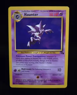 Pokemon TCG - HAUNTER - 21/62 - RARE - UNLIMITED - FOSSIL (1999) - WOTC - LP/NM - Image 1