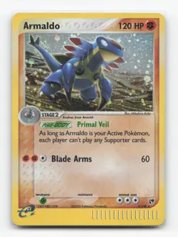 Pokemon TCG - Armaldo 1/100 Lightly Played Holo Rare Sandstorm Holo - Image 1