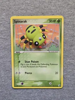 Spinarak 75/115 Pokemon Unseen Forces Regular Common - Image 1